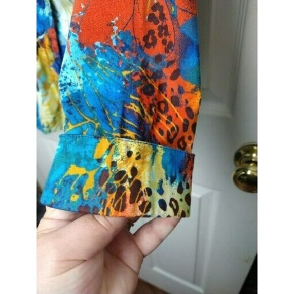 TONI Morgan Women's Long Sleeve Collared Front Button Shacket. Size L - Picture 3 of 15